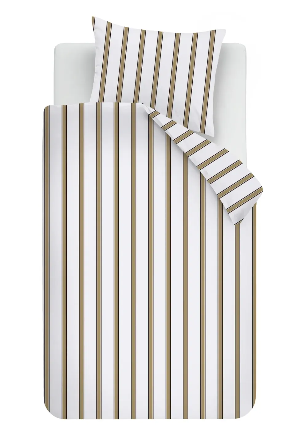 Vtwonen Fun Stripe dynetrekk 140x220 cm sand striper