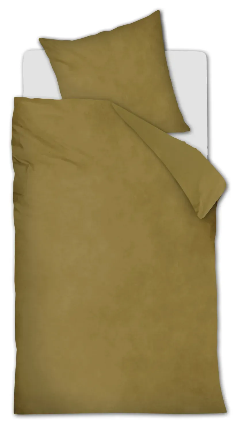 Ambiante Velvety dynetrekk 140x200 oker fløyel