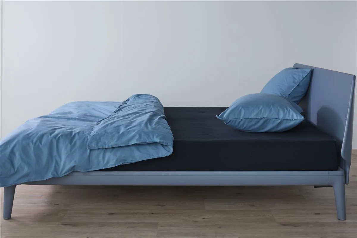 Beddinghouse Jersey laken 90x200-220 cm marineblå bomull