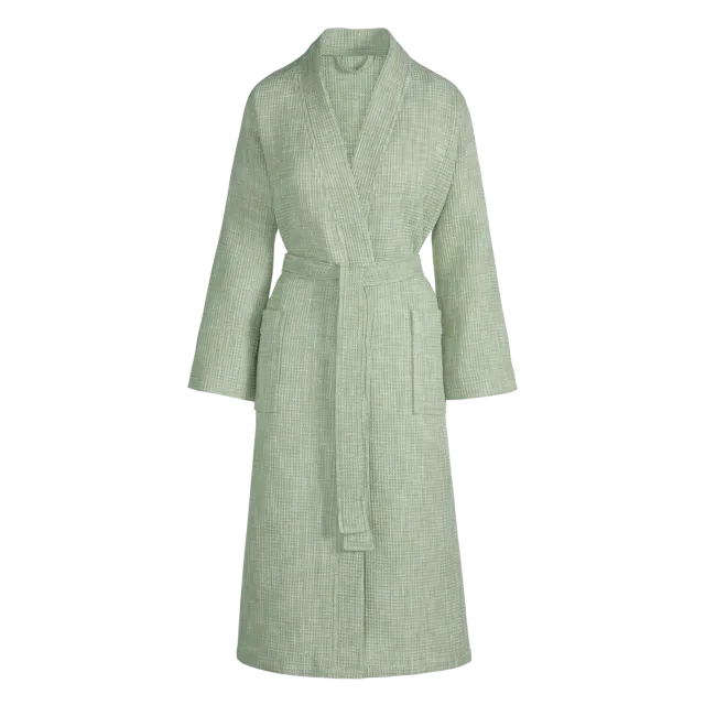 Vandyck Evelyn badekåpe light olive dame GOTS large
