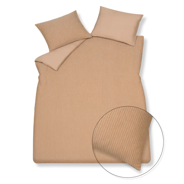Vandyck Pure 86 sengesett praline bomullssateng