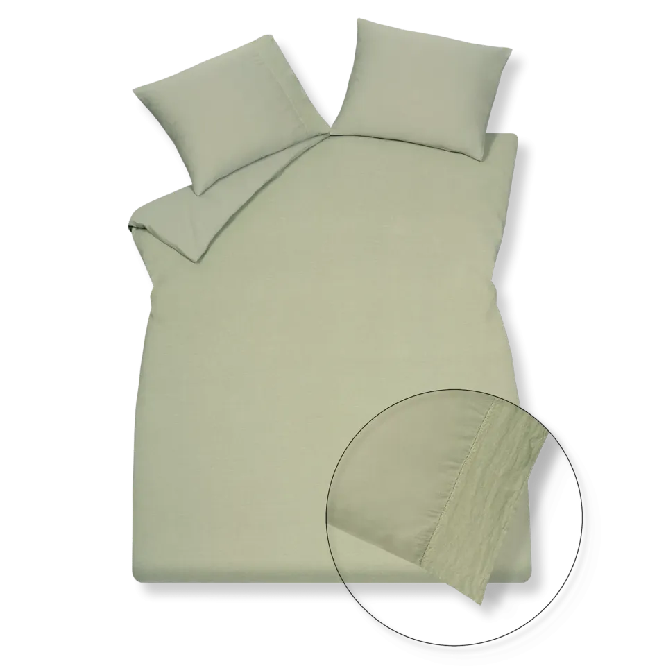 Vandyck Pure 07 dynetrekksett light olive 200x200 lin