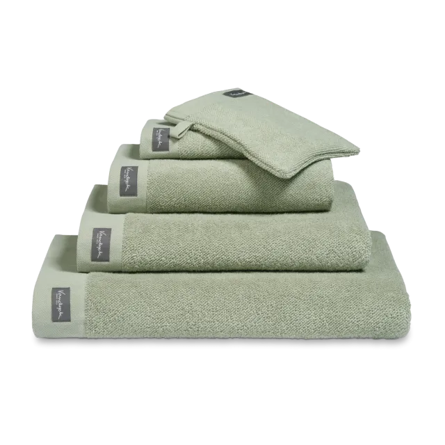 Vandyck Home Uni håndkle smoke green 60x110 bomull