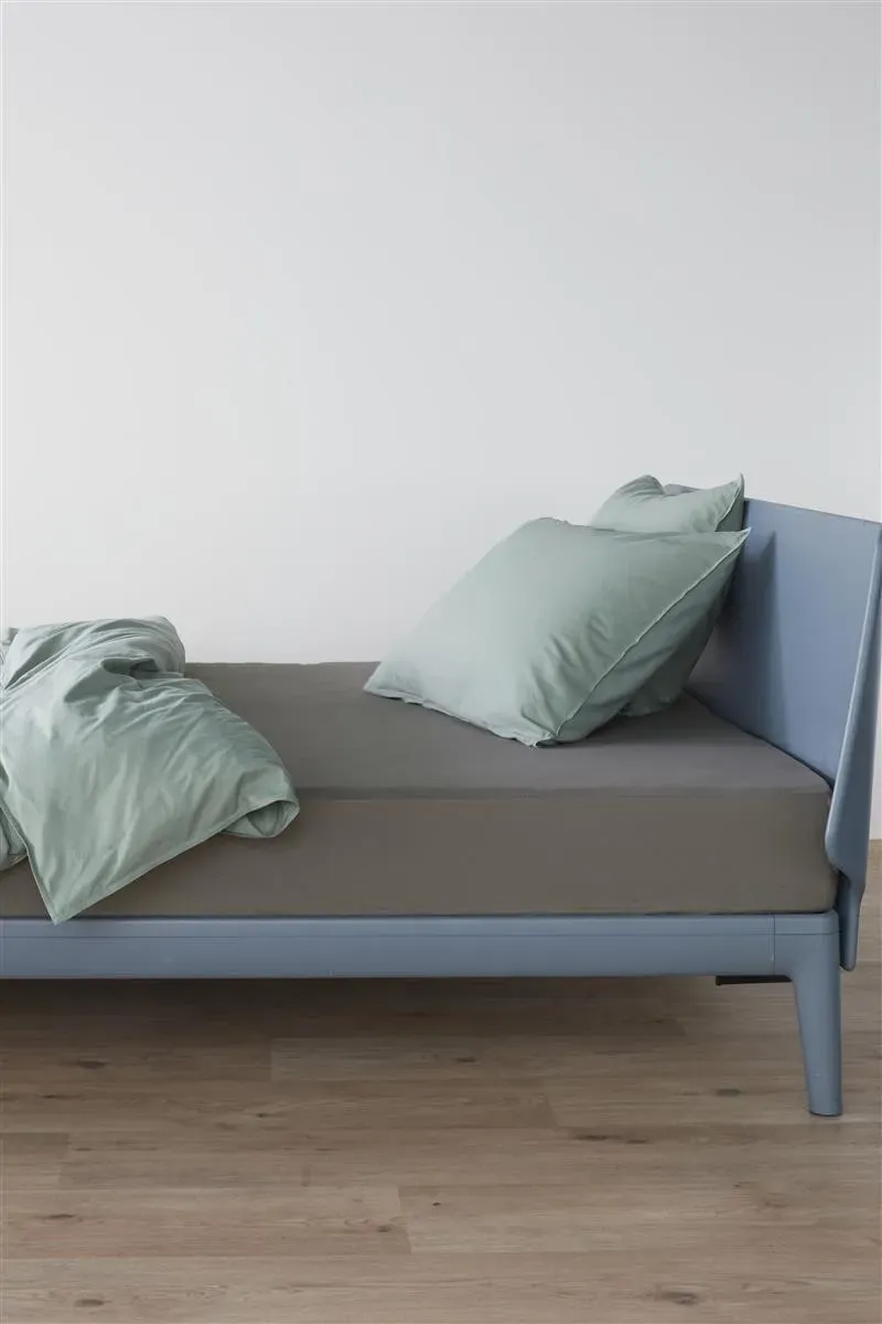 Beddinghouse jersey splittopperlaken 160x200-220 cm taupe