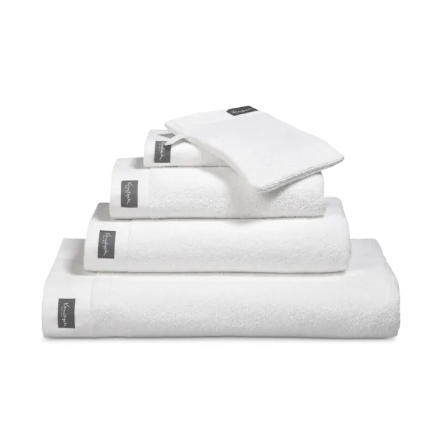 Vandyck Home Uni håndkle 60x110 white bomull