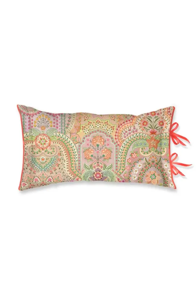 Pip Studio Jabali Flower pyntepute korallrød 35x60 cm